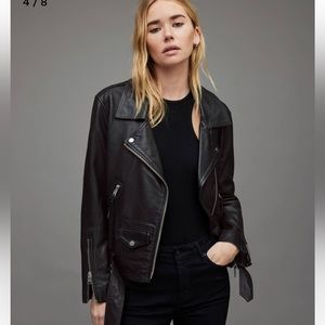 All Saints biker leather jacket